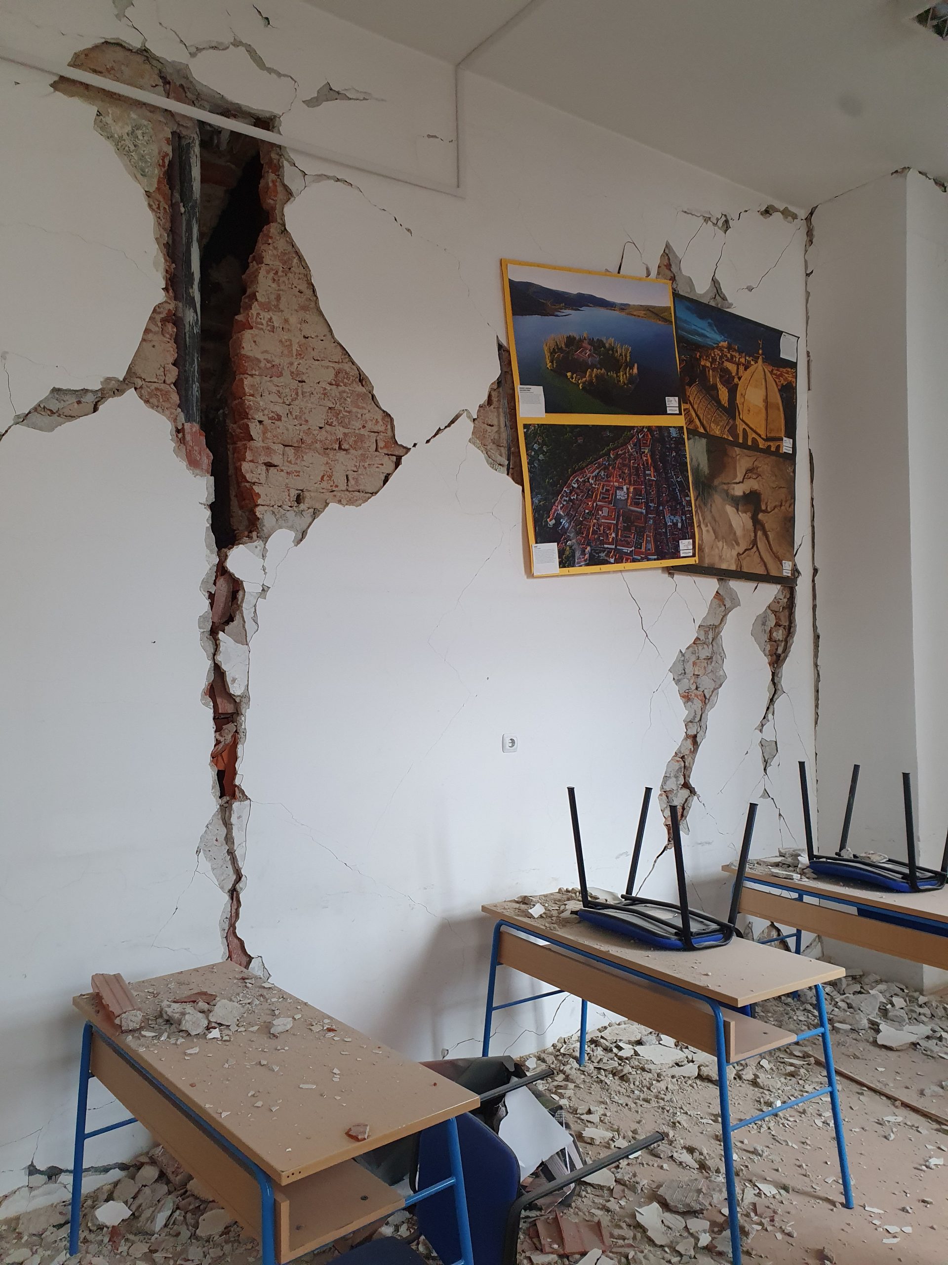 Earthquake damage documentation in Croatia